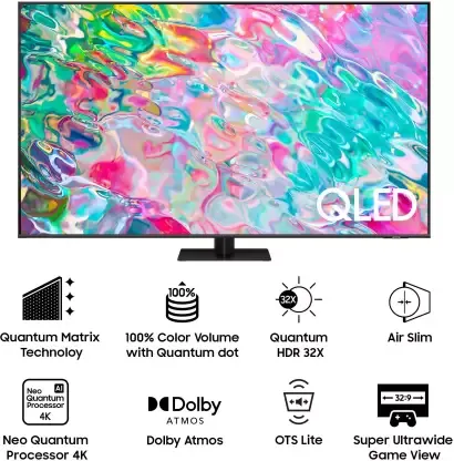 Samsung QA65Q70BAKLXL 65 Inches 4K QLED Smart Tizen TV