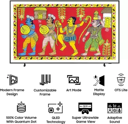 Samsung The Frame QA65LS03BAKLXL 65 Inches 4K QLED Smart Tizen TV