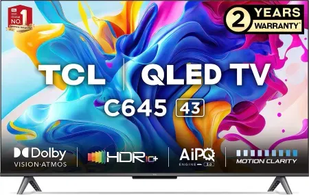 TCL 43C645 43 inches 4K QLED Smart TV