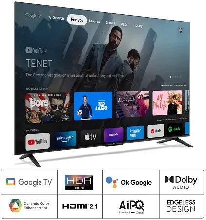 TCL 43P635 43 inches 4K Smart LED Google TV