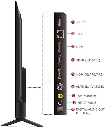 TCL 55P635 55 inches 4K Smart LED Google TV