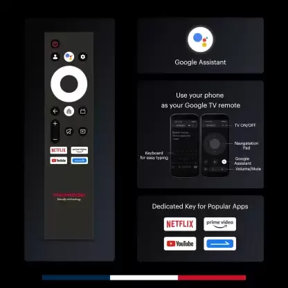 Thomson Q65H1100 65 Inches 4K QLED Smart Google TV