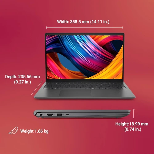 Dell 15 D15260 (Intel Core Ultra 5 225H / 8GB RAM / 512GB SSD / Backlit Keyboard)