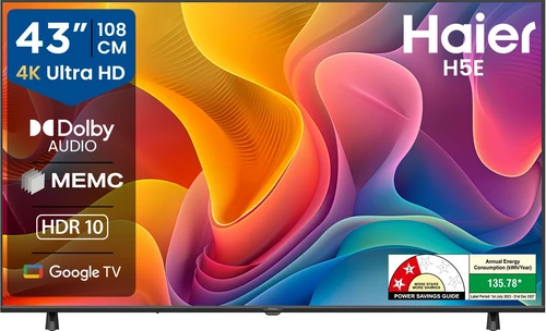 Haier H5E 43-inch 4K TV (43H5E)