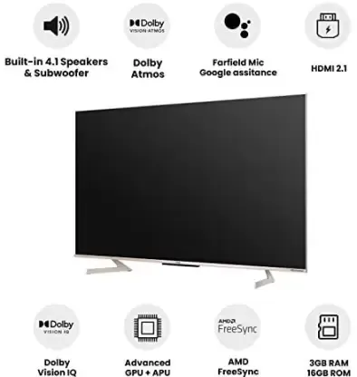 Vu Masterpiece Glo 65QMP 65 Inches 4K LED Smart TV