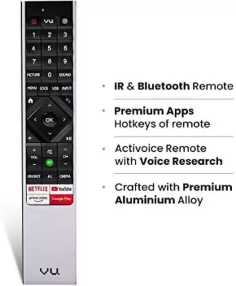 Vu Masterpiece Glo 75QMP 75 Inches 4K LED Smart TV