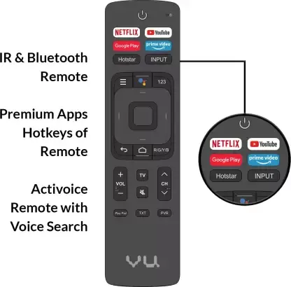 Vu Premium 43PM 43 Inches 4K LED Smart TV