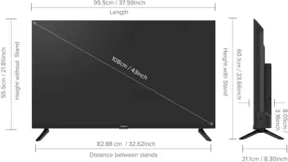 Xiaomi 5A L43M7-EAIN 43 inch Full HD LED Smart TV 2022