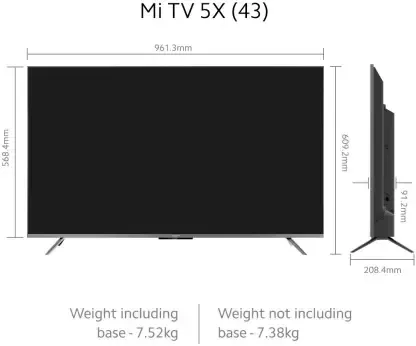Xiaomi Mi 5X 43 Inches 4K LED Smart TV