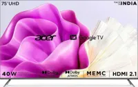 Acer I Series AR75GR2851UDFL 75 inches 4K LED Smart TV