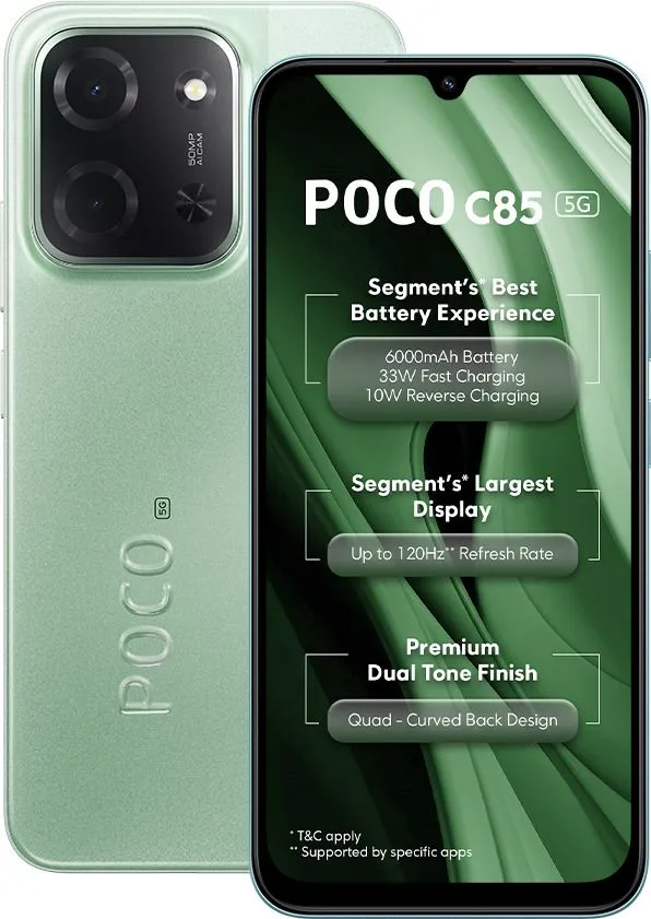 Poco C85 5G 6GB RAM